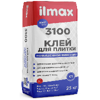 Клей для плитки повышенной фиксации ilmax 3100 unifix 25кг