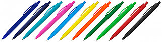 Ручка шариковая IGLA SOFT, пластиковая, софт-тач