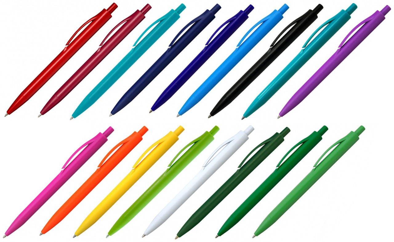 Ручка шариковая IGLA COLOR пластиковая