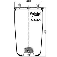 Пневморессора (940) без стакана 34940-S FABIO