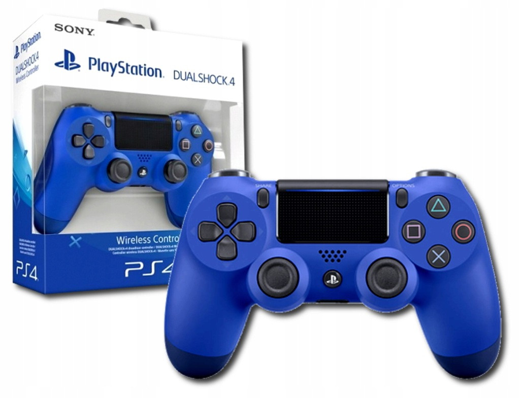 Джойстик Sony PS4 DualShock 4 Синий - фото 1 - id-p174851398