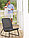 Набор уличной мебели (2 кресла, столик) Rio Patio set, графит, фото 7