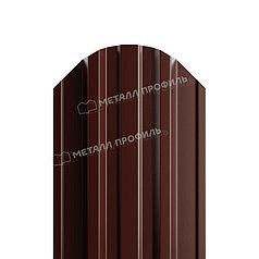 Штакетник металлический МП TRAPEZE-O 16,5х118 NormanMP (ПЭ-01-8017-0.5) RAL 8017 Коричневый шоколад