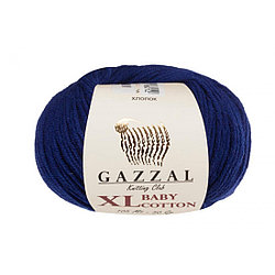 Пряжа Gazzal Baby Cotton XL 3438 синий
