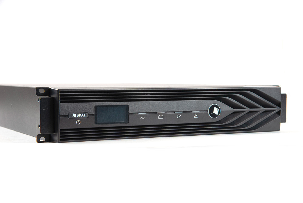SKAT-UPS 6000 RACK ИБП 220В 5,4кВт, 16 АКБ внешние On-Line синусоида ток заряда 10А Бастион - фото 3 - id-p173951217