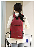 Дорожный набор( рюкзак, сумка с плечевым ремнем, клатч) Красный, фото 3
