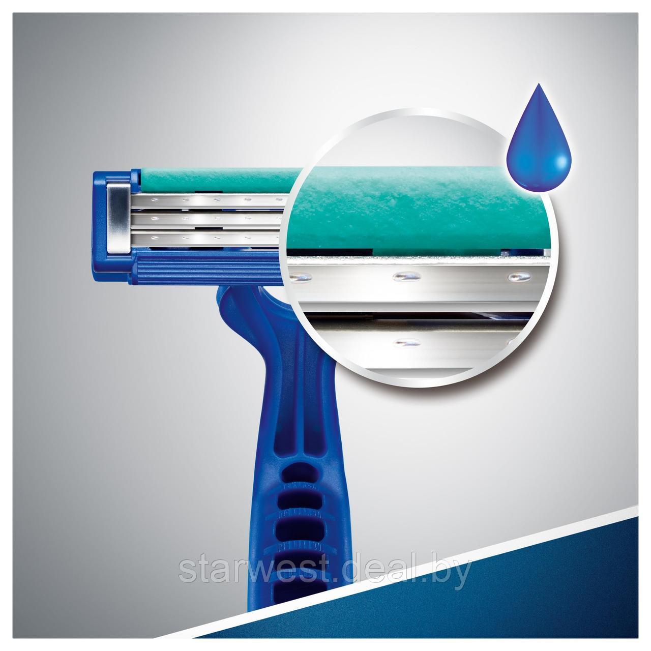 Gillette Blue 3 Simple 8 шт. Мужские одноразовые станки / бритвы для бритья - фото 7 - id-p174894488