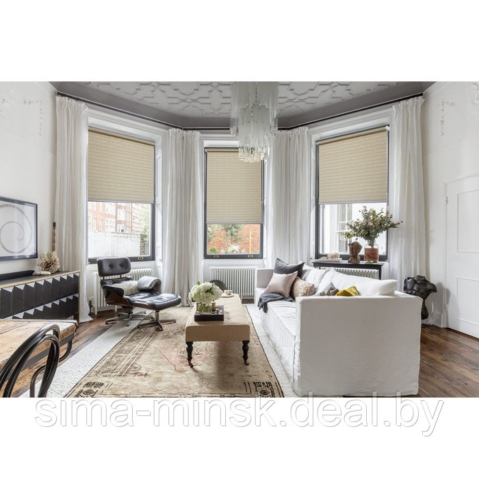 Рулонная штора «Таллин», 70х175 см, цвет серебристо-бежевый - фото 5 - id-p174896127