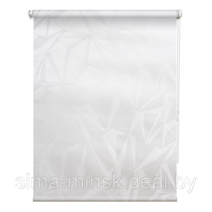Рулонная штора «Грани», 78х175 см, цвет белый - фото 1 - id-p174896163