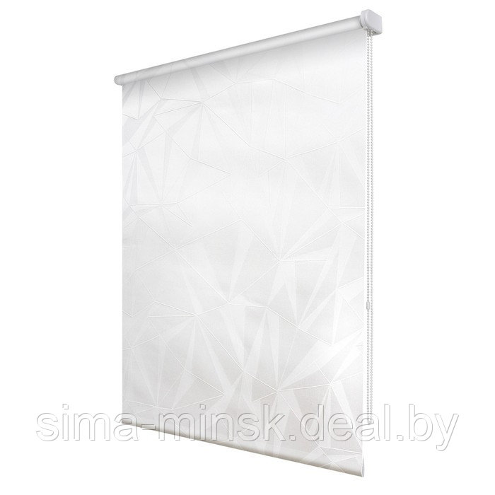 Рулонная штора «Грани», 43х175 см, цвет белый - фото 2 - id-p174895778