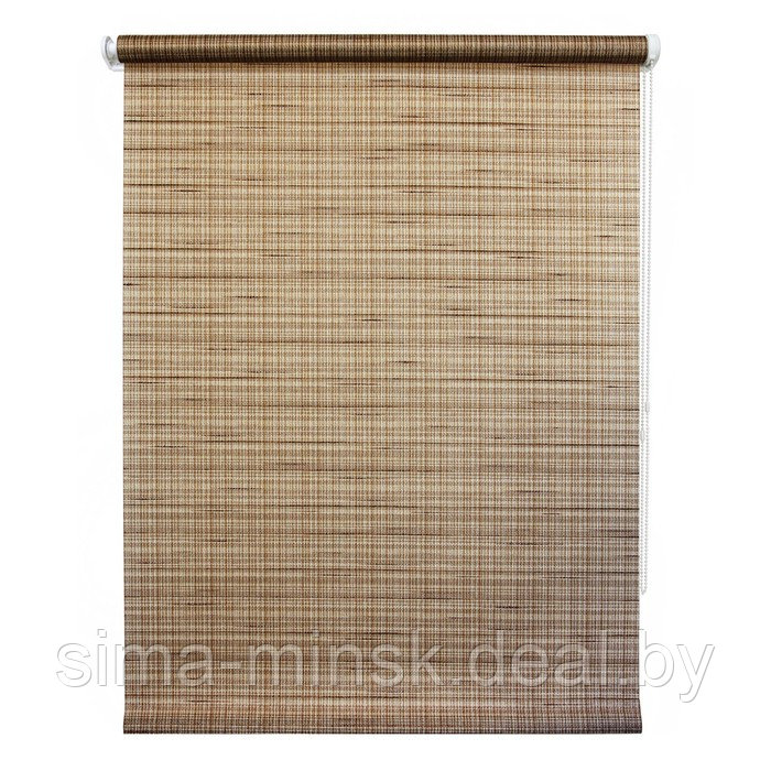 Рулонная штора «Рига», 57х175 см, цвет коричневый - фото 1 - id-p174895867