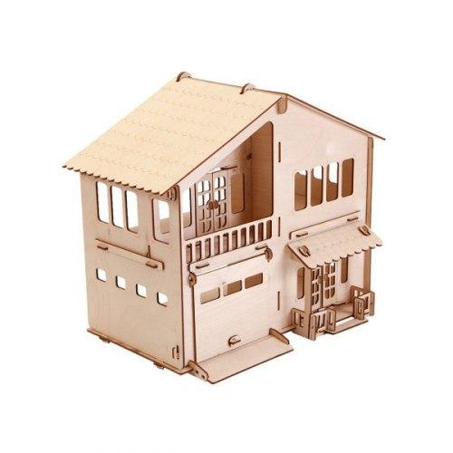 Конструктор деревянный "Дом с гаражом" H-11 - фото 3 - id-p174899458