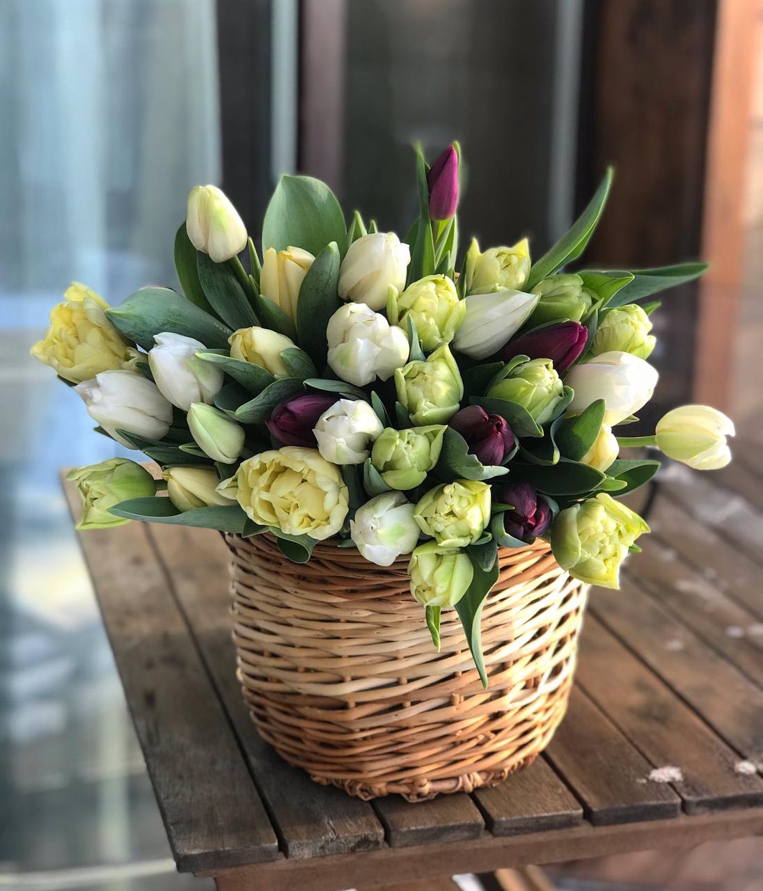Белые и кремовые тюльпаны - фото 3 - id-p72197643