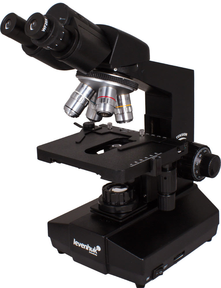 Микроскоп бинокулярный биологический Levenhuk 850B - фото 1 - id-p174920012