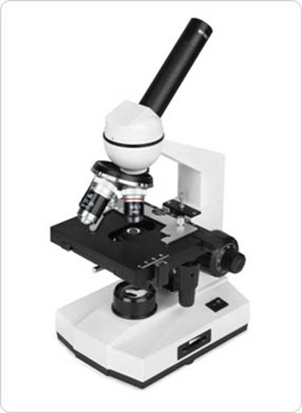 Биологический прямой монокулярный световой микроскоп Альтами 104 - фото 1 - id-p174920401