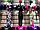 Самокат МИНИ 21st SCOOTER со светящимися колесами, трехколесный Фиолетовый Звезды, фото 4