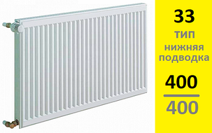 Радиатор KERMI Therm-X2 Profil-Ventil FТV тип 33 400-400, фото 2