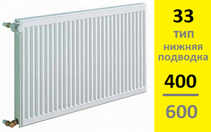 Радиатор KERMI Therm-X2 Profil-Ventil FТV тип 33 400-600, фото 2