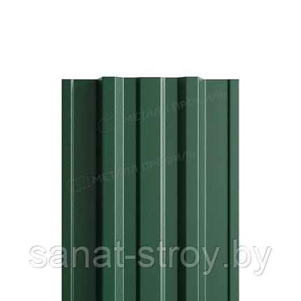 Штакетник металлический МП TRAPEZE-T 16,5х118 (PURETAN-20-11-0.5)RR 11 Элегантный зеленый, фото 2