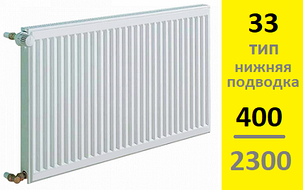 Радиатор KERMI Therm-X2 Profil-Ventil FТV тип 33 400-2300, фото 2