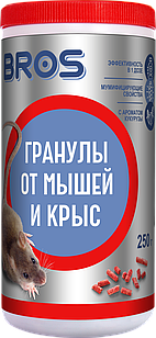 Гранулы от мышей и крыс (90, 250 г) BROS
