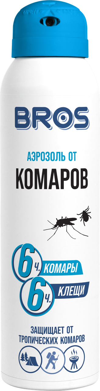 Аэрозоль от комаров (90 мл) BROS