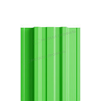 Штакетник металлический МП TRAPEZE-T 16,5х118 NormanMP (ПЭ-01-6018-0.5) RAL 6018 Жёлто-зелёный