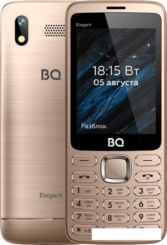 Мобильный телефон BQ-Mobile BQ-2823 Elegant (золотистый)
