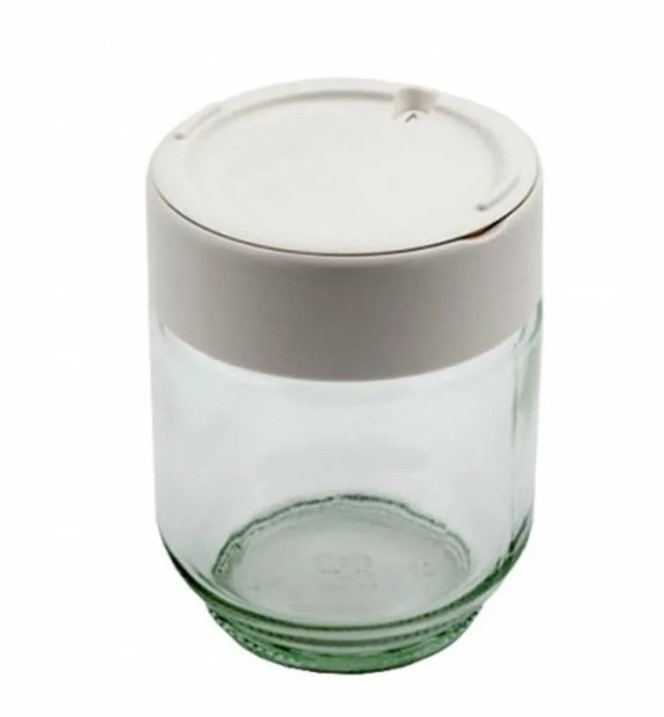Баночка (стаканчик) с крышкой для йогуртницы Moulinex - фото 1 - id-p116091282
