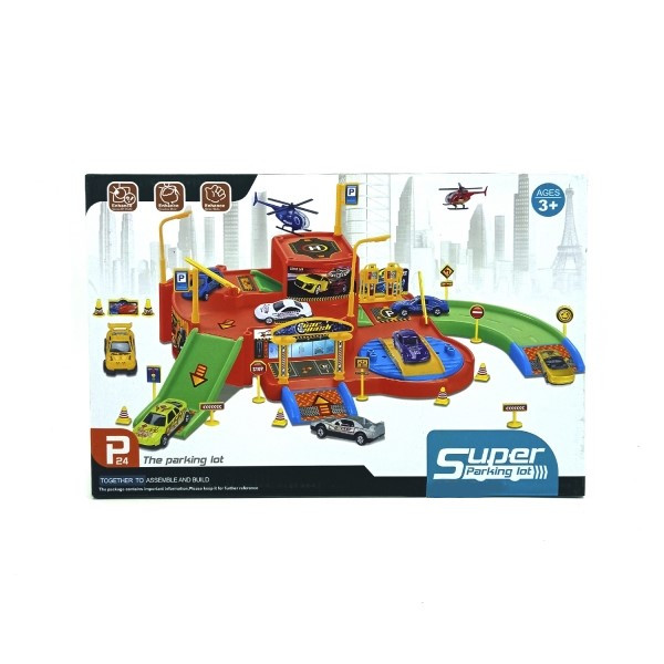 Детский игровой гараж-парковка Super Parking Lot P7588