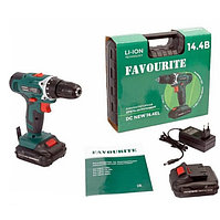 Аккумуляторная дрель-шуруповерт, 14.4В, Li-ion, 2Ач, 26Нм, 0-350/0-1350 об/мин.