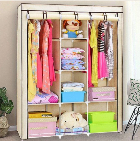 Складной шкаф Storage Wardrobe .Цвета микс.Супер-цена! - фото 3 - id-p123145413