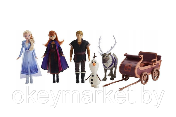 Игровой набор Hasbro Холодное сердце 2 Путешествие на санях E5517, фото 2