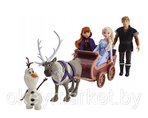 Игровой набор Hasbro Холодное сердце 2 Путешествие на санях E5517, фото 3