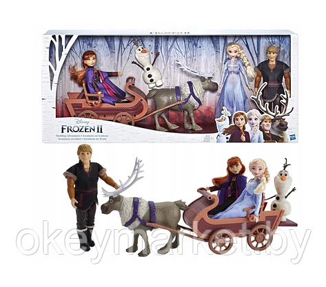 Игровой набор Hasbro Холодное сердце 2 Путешествие на санях E5517, фото 2