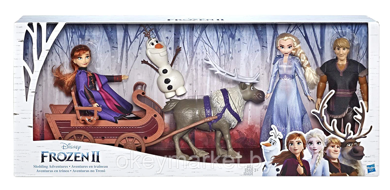 Игровой набор Hasbro Холодное сердце 2 Путешествие на санях E5517