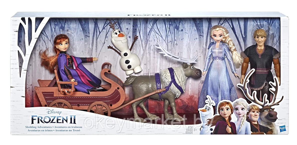Игровой набор Hasbro Холодное сердце 2 Путешествие на санях E5517, фото 2