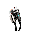 Кабель Baseus Display Fast Charging Data Cable USB Type-C 5A 40W 2м, цвет Черный (CATSK-A01), фото 2