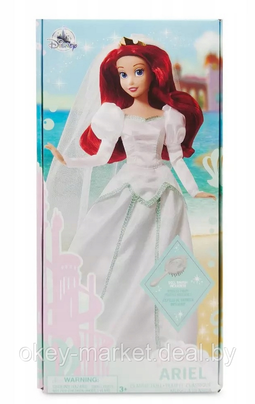 Кукла Disney Princess Русалочка Ариэль в свадебном платье Принцесса Дисней - фото 4 - id-p174949582