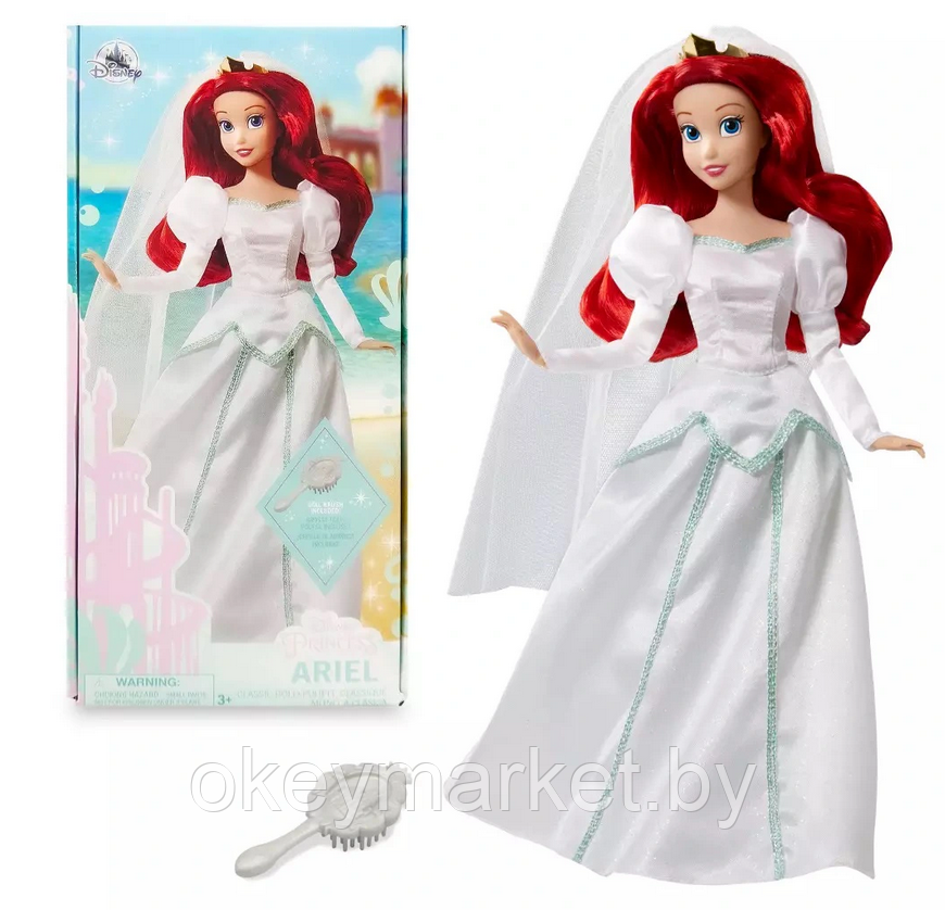 Кукла Disney Princess Русалочка Ариэль в свадебном платье Принцесса Дисней - фото 1 - id-p174949582