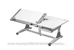 Регулируемый стол-парта COMF-PRO King Desk Белый, серые вставки