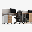 Столы офисные ЛОФТ с тумбами  A902.45 (1400х700х750 стол), фото 3