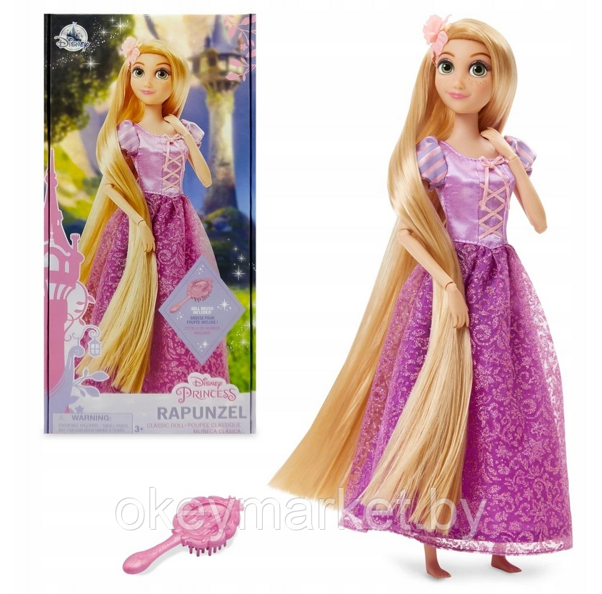 Кукла Disney Рапунцель Принцесса Дисней с расческой, фото 2