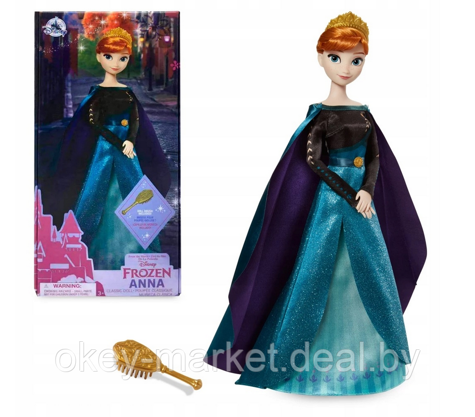 Кукла Disney Анна Холодное сердце 2 Принцесса Дисней с расческой - фото 1 - id-p174951719