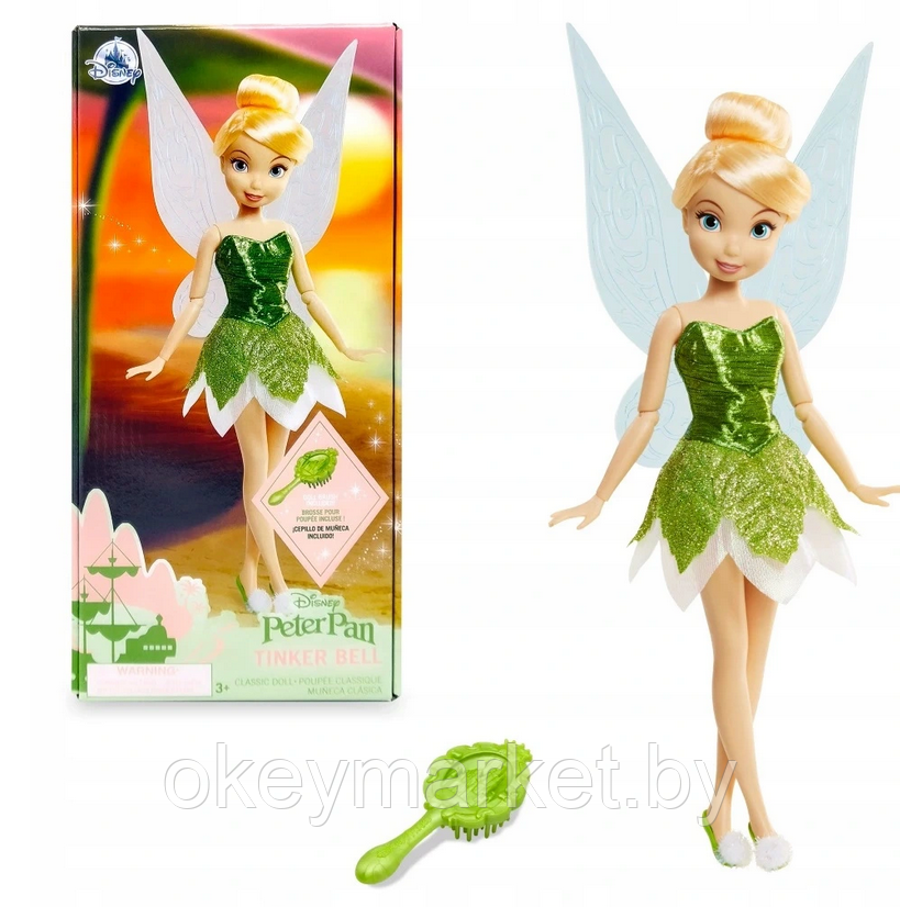 Кукла Disney Фея Динь Тинкрбэлл с расческой, фото 2