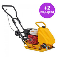 Виброплита Skiper С-90 (Honda GX160) с баком, колесами и ковриком