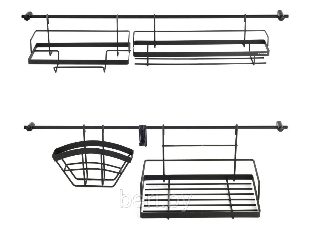 KM-8862 Полка для хранения кухонных принадлежностей Kamille - фото 2 - id-p174958847