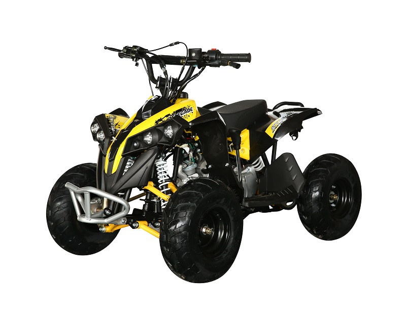 Детский квадроцикл бензиновый Motax ATV CAT 110 черно-желтый