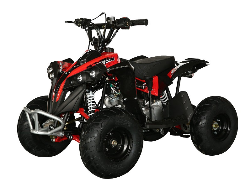 Детский квадроцикл бензиновый Motax ATV CAT 110 черно-красный