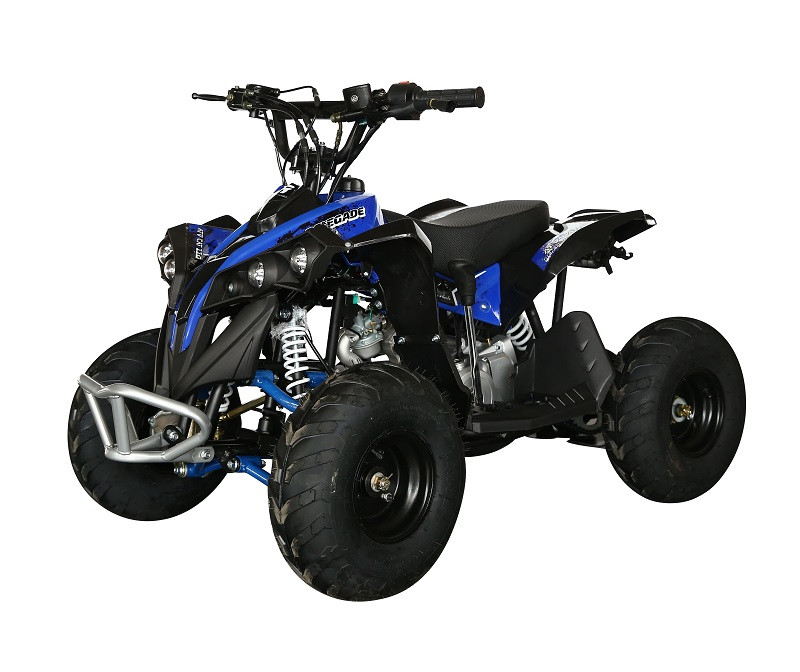 Детский квадроцикл бензиновый Motax ATV CAT 110 черно-синий, фото 1